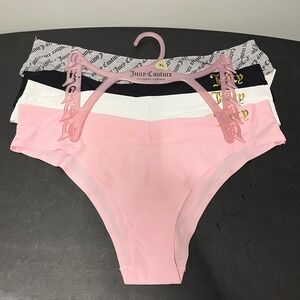 Juicy Couture Multipack Panties Underwear XL 4 Pack Logo Slinky Cheeky